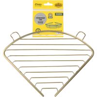 Полка корзина Fixsen Hotel угловая Золото-сатин арт-FX-31051-1G — фото 2, Полки для ванной и душа