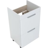 Тумба с раковиной Aquanet Ирис new 50 Белый глянец арт-312420 — фото 4, Тумбы с раковиной