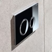 Клавиша смыва Geberit Geberit Sigma 21 Черная Хром арт-115.884.SJ.1 — фото 2, Кнопки смыва