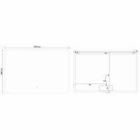 Зеркало Vincea 120 с подсветкой с сенсорным выключателем с подогревом и диммером арт-VLM-3BE120-2 — фото 7, Зеркала в ванную комнату