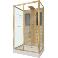 Душевая кабина Niagara Luxe NG- 120x90 без гидромассажа арт-7711GBK — фото 1, Душевые кабины