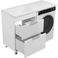 Тумба под раковину Brevita Enfida 120 Белая матовая арт-ENF-07060-012Я — фото 6, Тумбы под раковину