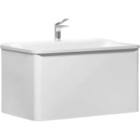 Тумба под раковину Raval Welto 80 подвесная Белая арт-Wel.01.80/P/W/RL — фото 1, Тумбы под раковину