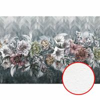 Фреска Ortograf Levity 33392 Фактура бархат FX Флизелин (4*2,7) Серый/Разноцветный, Цветы арт-33392 (бархат FX) — фото 1, Фрески