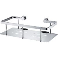 Полка корзина WasserKRAFT Хром арт-K-511 — фото 1, Полки для ванной и душа