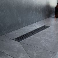 Душевой лоток AM.PM MasterFlow 40 с Черной матовой решеткой Cut Gradient арт-W01SC-P11-040-01BM — фото 3, Душевые лотки