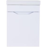 Тумба с раковиной Orange Мини 40 R подвесная Белая арт-Mini-40TUW+Ra — фото 1, Тумбы с раковиной