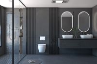 Комплект унитаза с инсталляцией Abber Bequem с сиденьем Микролифт и клавишей смыва Хром арт-AC1100-AC0105-AC0121 — фото 12, Комплекты унитаз + инсталляция