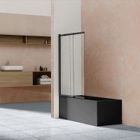 Товар: Шторка на ванну Vincea VSB 100х145 профиль Черный матовый стекло прозрачное арт-VSB-1E100CLB - фото 6 Шторка на ванну Vincea VSB 100х145 профиль Черный матовый стекло прозрачное арт-VSB-1E100CLB — фото 6, Шторки для ванной раздвижные