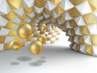 Фреска Ortograf 3D 33492 Фактура бархат золото FX-G Флизелин (3,6*2,7) Белый/Золото, Абстракция арт-33492 (бархат золото FX-G) — фото 2, Фрески