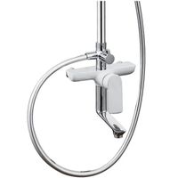 Душевая система Aquanet Arctic AF520-72-R-CW Хром Белый арт-243325 — фото 4, Душевые стойки