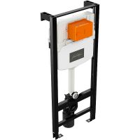 Комплект унитаза с инсталляцией Jacob Delafon Odeon Rive Gauche с сиденьем Микролифт и клавишей смыва Хром арт-E21745RU-00 — фото 6, Комплекты унитаз + инсталляция