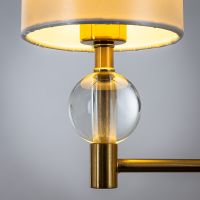 Настенный светильник Artelamp Matar Белый Полированная медь Прозрачный арт-A4027AP-1PB — фото 2, Бра