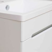 Тумба под раковину Runo Парма 60 подвесная Белая арт-00000001138 — фото 3, Тумбы под раковину