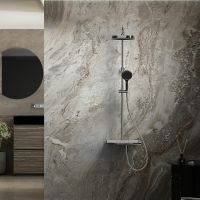 Товар: Душевая система Vincea Inspire с термостатом Хром арт-VSFS-3I12TCH - фото 2 Душевая система Vincea Inspire с термостатом Хром арт-VSFS-3I12TCH — фото 2, Душевые стойки