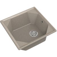 Кухонная мойка GranFest Unique GF-очная арт-U-500 пес — фото 1, Кухонные мойки