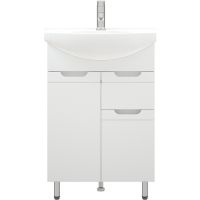 Товар: Тумба под раковину Corozo Лея 60 Z1 Белая арт-SD-00001491 - фото 1 Тумба под раковину Corozo Лея 60 Z1 Белая арт-SD-00001491 — фото 1, Тумбы под раковину