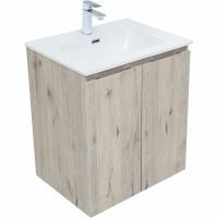 Комплект мебели для ванной Aquanet Алвита New 60 подвесной Дуб веллингтон белый арт-274222 — фото 4, Комплекты мебели для ванной