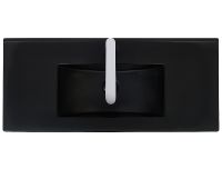 Раковина WeltWasser Deilbach 7517 90 MT-BL Черная матовая арт-10000005574 — фото 2, Раковины встраиваемые сверху