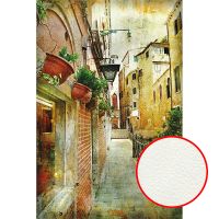 Фреска Ortograf Городской пейзаж 0716 Фактура флок FLK Флизелин (1*1,5) Бежевый, Город/Пейзаж арт-0716 (флок FLK) — фото 1, Фрески