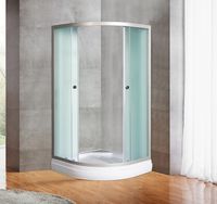 Душевой уголок River Don Light 80x80 MT с поддоном арт-10000008312 — фото 2, Душевые уголки четверть круга