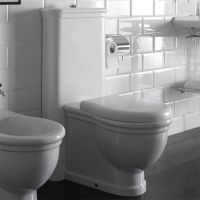 Унитаз Globo Paestum приставной без сиденья арт-PA025.BI — фото 9, Приставные унитазы