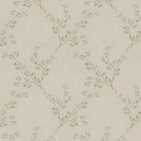 Обои Zambaiti Parati Satin Flowers IV Винил на флизелине (0,53*10,05) Белый/Серый/Коричневый, Цветы/Ромб арт-Z66832 — фото 1, Обои для стен