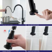 Товар: Смеситель для кухни Timo Saona Черный арт-2316/03FL - фото 7 Смеситель для кухни Timo Saona Черный арт-2316/03FL — фото 7, Смесители для кухни