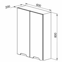 Товар: Подвесной шкаф Orange Рио 60 SNR 60-02 Белый арт-SNR60-02 - фото 5 Подвесной шкаф Orange Рио 60 SNR 60-02 Белый арт-SNR60-02 — фото 5, Шкафы для ванной