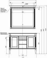 Зеркало Aquanet Селена 120 с подсветкой с сенсорным выключателем арт-201648 — фото 6, Зеркала в ванную комнату