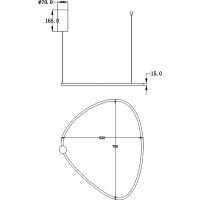 Подвесной светильник Maytoni Modern Glint Латунь арт-MOD072PL-L36BSK — фото 4, Подвесные светильники