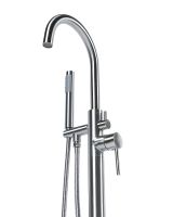 Смеситель для ванны Orange Steel Сталь арт-M99-336ni — фото 8, Смесители напольные