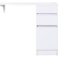 Тумба с раковиной Orange Sistema 100 R Белая глянцевая арт-ST-40TUW+RAR — фото 1, Тумбы с раковиной