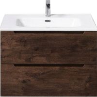 Тумба под раковину BelBagno ETNA 39-700/390-2C-SO-RW-P подвесная Rovere Moro арт-ETNA39-700/390-2C-SO-RW-P — фото 1, Тумбы под раковину