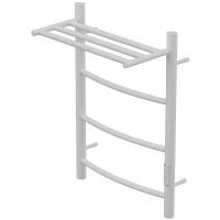 Электрический полотенцесушитель Point Афина П3 400x600 с полкой, диммер справа Белый арт-PN04846PW — фото 2, Электрические полотенцесушители