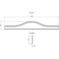 Наличник Европласт 1265x195x26 мм арт-1.54.003 — фото 2, Колонны