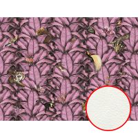 Фреска Ortograf Miracle 33871 Фактура флок FLK Флизелин (3,6*2,75) Розовый, Листья/Животные арт-33871 (флок FLK) — фото 1, Фрески