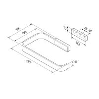 Держатель туалетной бумаги AM.PM Func Черный матовый арт-A8F34122 — фото 4, Держатели туалетной бумаги