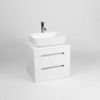 Тумба под раковину VIANT Марсель 66 подвесная Белая арт-VMAR66N-T2YP — фото 2, Тумбы под раковину