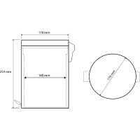 Ведро для мусора Bemeta Hotel Хром арт-104315022 — фото 2, Мусорные ведра