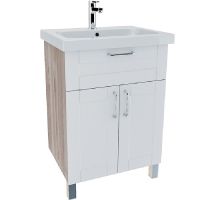 Тумба под раковину Iddis New Sena 60 Белая Дерево арт-NSE60W2i95 — фото 1, Тумбы под раковину