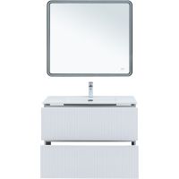 Тумба под раковину Aquanet Джейн 90 подвесная Белая матовая арт-313287 — фото 12, Тумбы под раковину