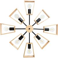 Люстра Artelamp Brussels Светлое дерево Черная арт-A8030PL-8BK — фото 5, Люстры