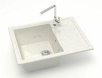 Кухонная мойка Bergg Z150 Хлопок арт-B150Q007 — фото 2, Кухонные мойки