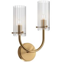 Настенный светильник Maytoni Neoclassic Arco Прозрачный Латунь арт-MOD223WL-02BS1 — фото 1, Бра