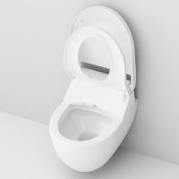 Унитаз биде AM.PM Awe подвесной с сиденьем Микролифт арт-C111739SC — фото 9, Умные унитазы