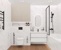 Керамогранит Ceradim Calacatta Clarity Gold белый полированный 80х80 см арт-х9999304136 — фото 6, Керамогранит