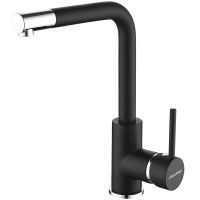 Смеситель для кухни Paulmark Honner Черный металлик арт-Ho212018-418 — фото 1, Смесители для кухни