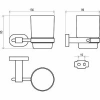 Набор аксессуаров Ravak Chrome Хром арт-70508025 — фото 12, Наборы аксессуаров для ванной комнаты