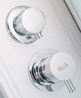 Душевая кабина WeltWasser WW500 Laine 902 90x90 профиль Хром стекло прозрачное арт-10000003262 — фото 7, Душевые кабины